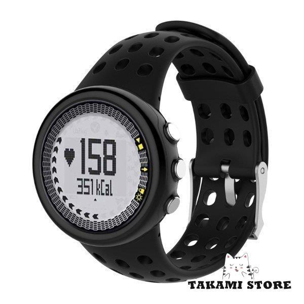 SUUNTO M1 M2 M4 M5 Mシリーズ用交換用シリコン時計バンドブラック｜takami-store｜06