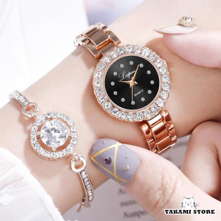 腕時計 セット 女性用腕時計 レディース腕時計 ウォッチ 高級感 上品 華やか ファッション プレゼント 贈り物 ギフト｜takami-store｜19