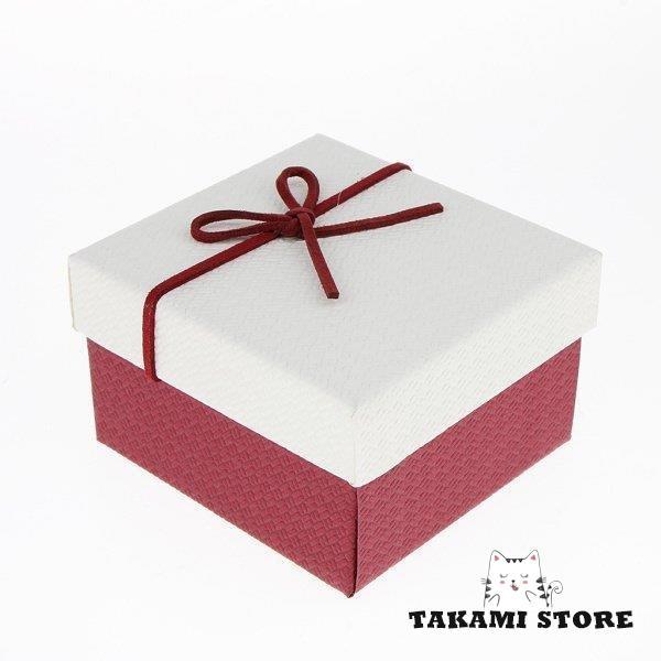 5本の紙ジュエリーボックス時計のブレスレットのネックレス収納ギフトケース白赤｜takami-store｜03