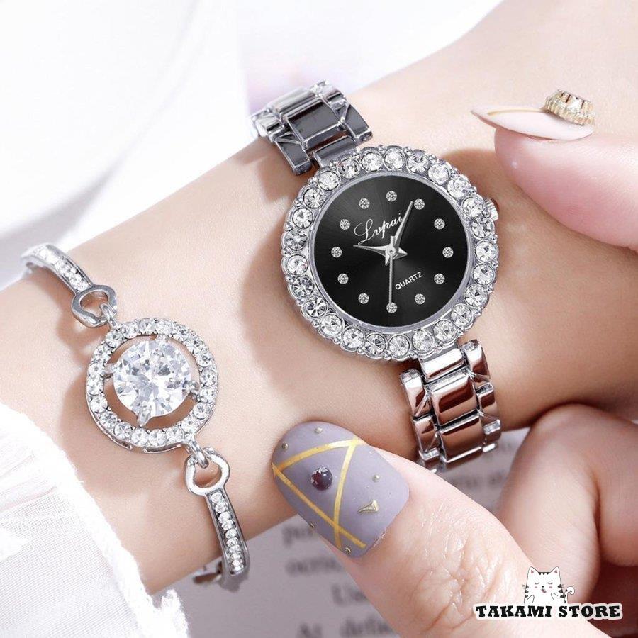 ブレスレットウォッチジュエリー ギフト セットチェーンカフ  