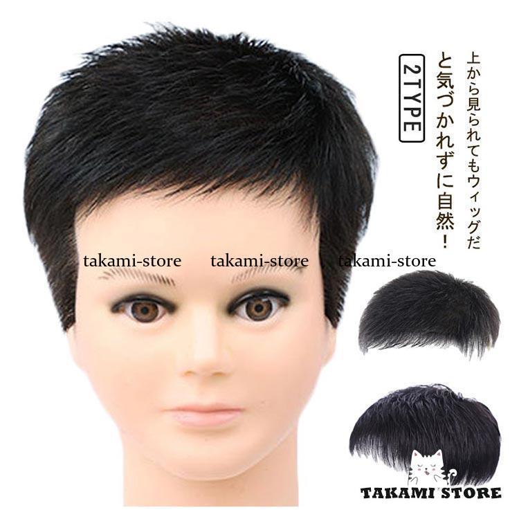 半額メンズウィッグ／トップピース｜プロ美容師が似合わせカットまで対応』 ウィッグ 男性用 自然 トップピース 部分ウィッグ 頭頂部 メンズ 人毛
