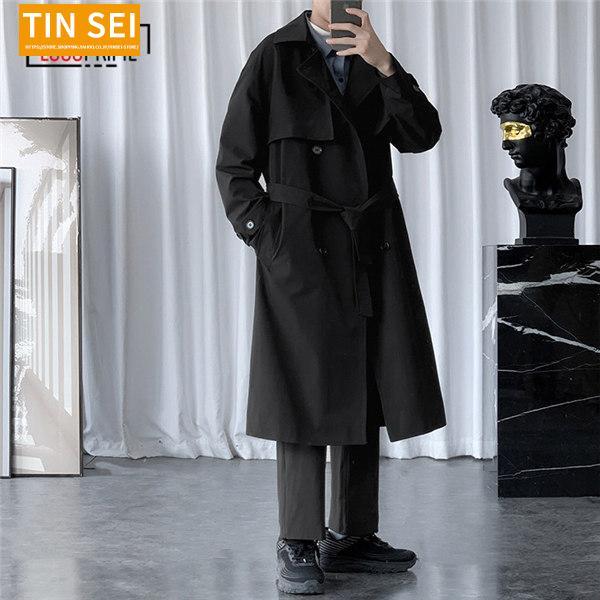 トレンチコート メンズ ロングコート ビジネスコート ステン