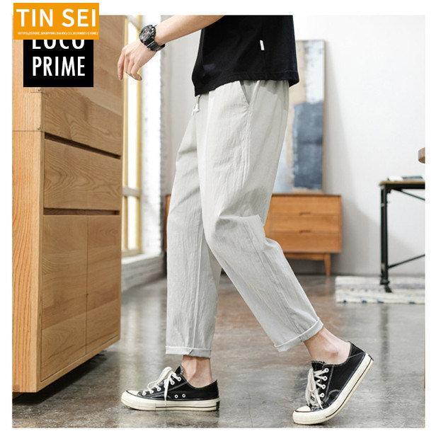 【週末10％引】JOHN SMEDLEY 麻×綿チノパン ホワイト メンズM JOHN SMEDLEY 麻×綿チノパン ホワイト メンズM 夏 ワイドパンツ