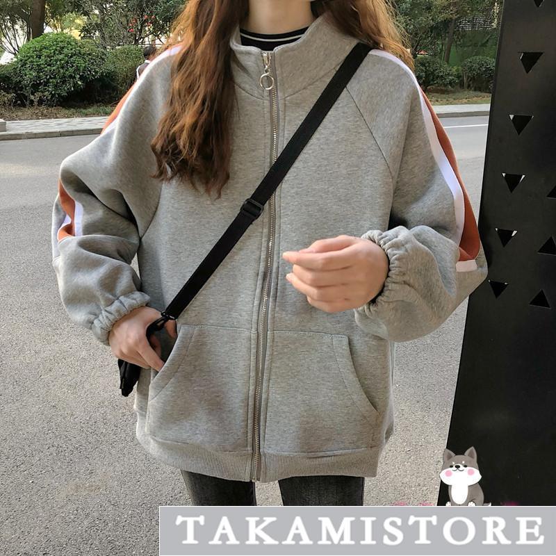 パーカー レディース カットソー 裏ボア 裏起毛 ジッパー ジャケット フード付き アウター 秋冬 防寒 スポーツ カジュアル スウェット ゆったり パーカー レディース カットソー 裏ボア 裏起毛 ジッパー