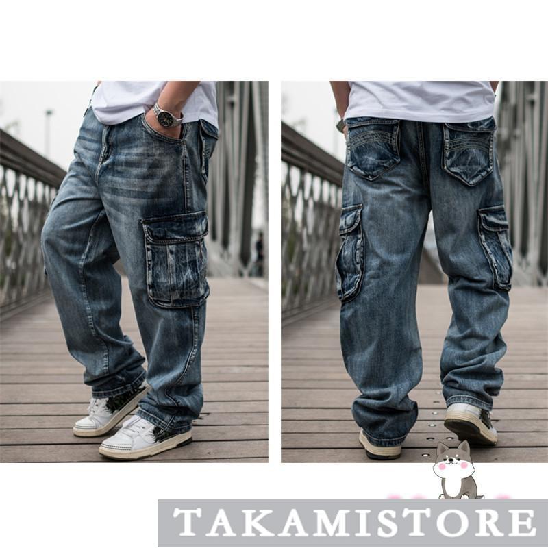 ジルボー 極太 オーバーサイズ デニム バギーパンツ B系 チカーノ 濃紺 ジルボー 極太 オーバーサイズ デニム バギーパンツ B系