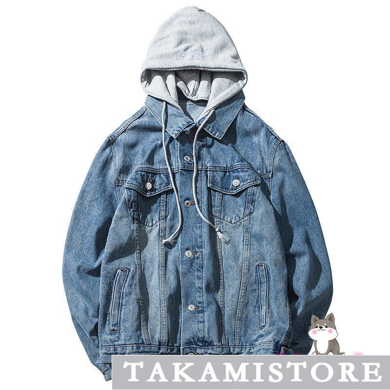 デニムジャケット　ジージャン　フード デニムジャケット Gジャン ジージャン フード付き メンズ