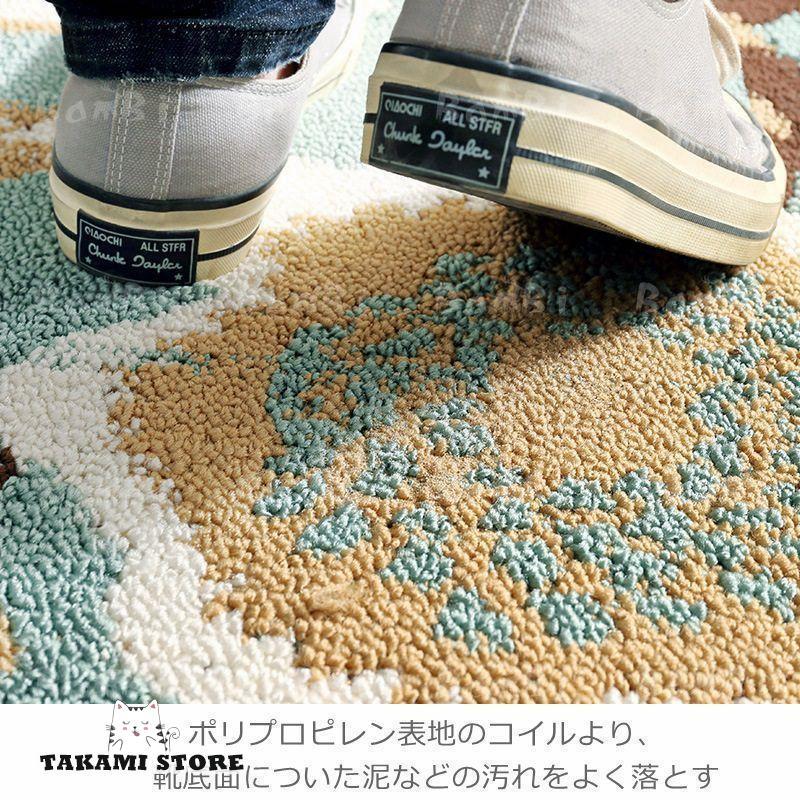 玄関マット おしゃれ ラグマット ラグ マット カーペット 北欧 屋外