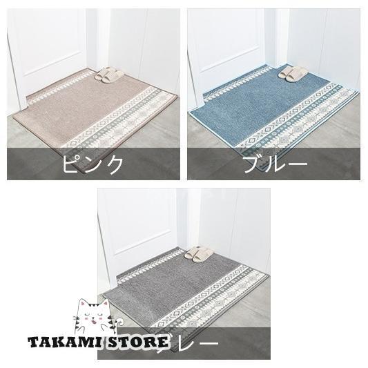玄関マット おしゃれ ラグマット ラグ マット カーペット 北欧 屋外 屋内 洗える 高級感 室内 玄関 : タカミストア - 通販 ...