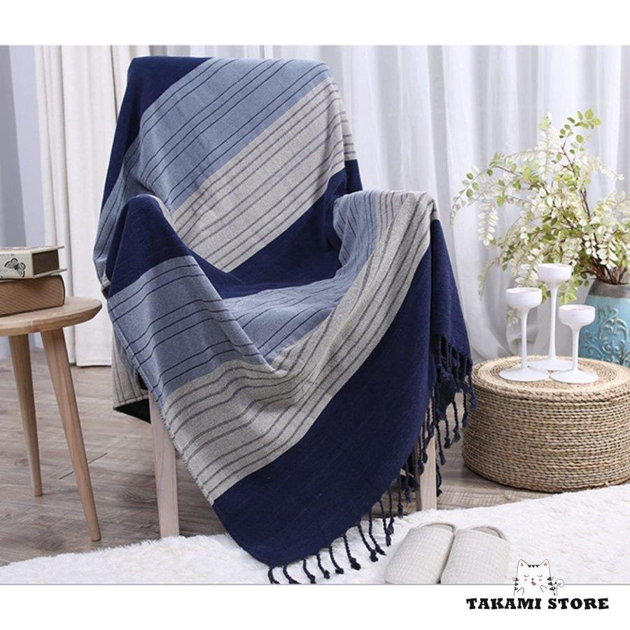 マルチカバー 北欧風 ソファカバー ベッドカバー フリンジ付き