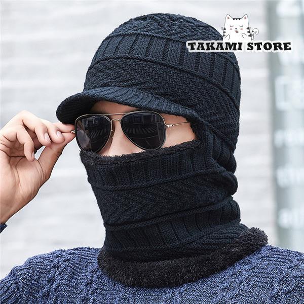 ニット帽 メンズ ニットキャップ ネックウォーマー 帽子 ぼうし