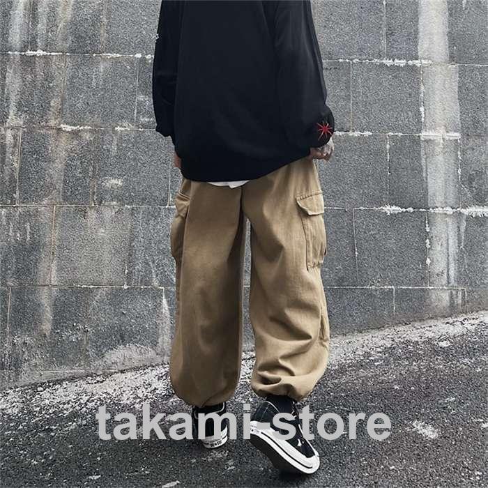 ワイズ/メンズカーゴパンツ/ワークパンツ/ダブルポケット/ボタンフライ/大きめ2 SITRY カーゴパンツ 2WAY Wide Cargo Pants/2WAY ワイド カーゴ