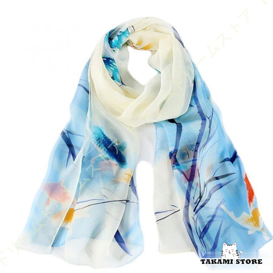 MARNI シルクスカーフ 円形模様　ロング　ストール MARNI シルクスカーフ 円形模様 ロング ストール - メルカリ