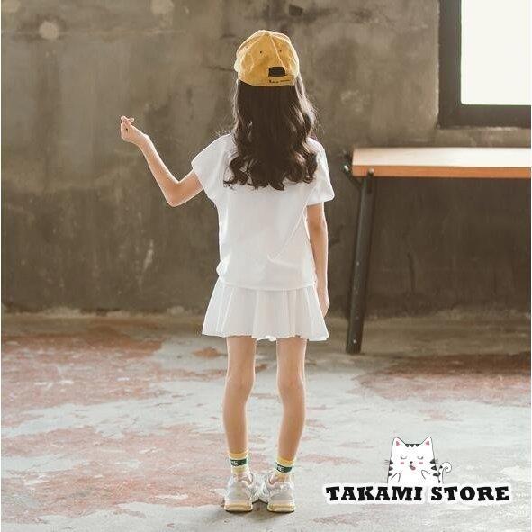 スカート　2点セット　スポーツ　テニス服　半袖　ジュニア子供服 セットアップ 　キッズ 女の子 Tシャツ　｜takami-store｜06