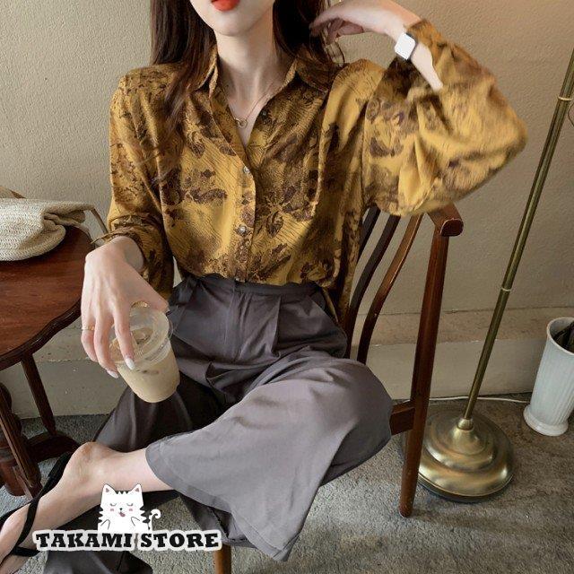 ▪️美品 プリーツプリーズ ボタニカル柄 半袖シャツ トップス 羽織り ▪️美品 プリーツプリーズ ボタニカル柄 半袖シャツ トップス