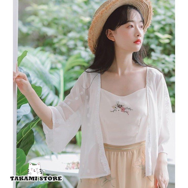 シアーカーディガン 夏用 カーディガン レディース 夏 ショート