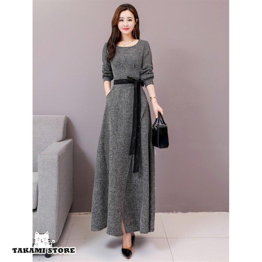 ワンピース ドレス ロング パーティードレス 結婚式 お呼ばれドレス 袖あり 長袖 フォーマル ウエストマーク 大きいサイズ 3L 4L 20代 30代 40代 ワンピース ドレス ロング パーティードレス 結婚式 お呼ばれドレス 袖