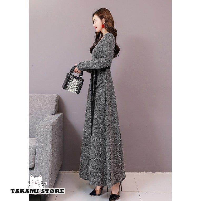 ワンピース ドレス ロング パーティードレス 結婚式 お呼ばれドレス 袖