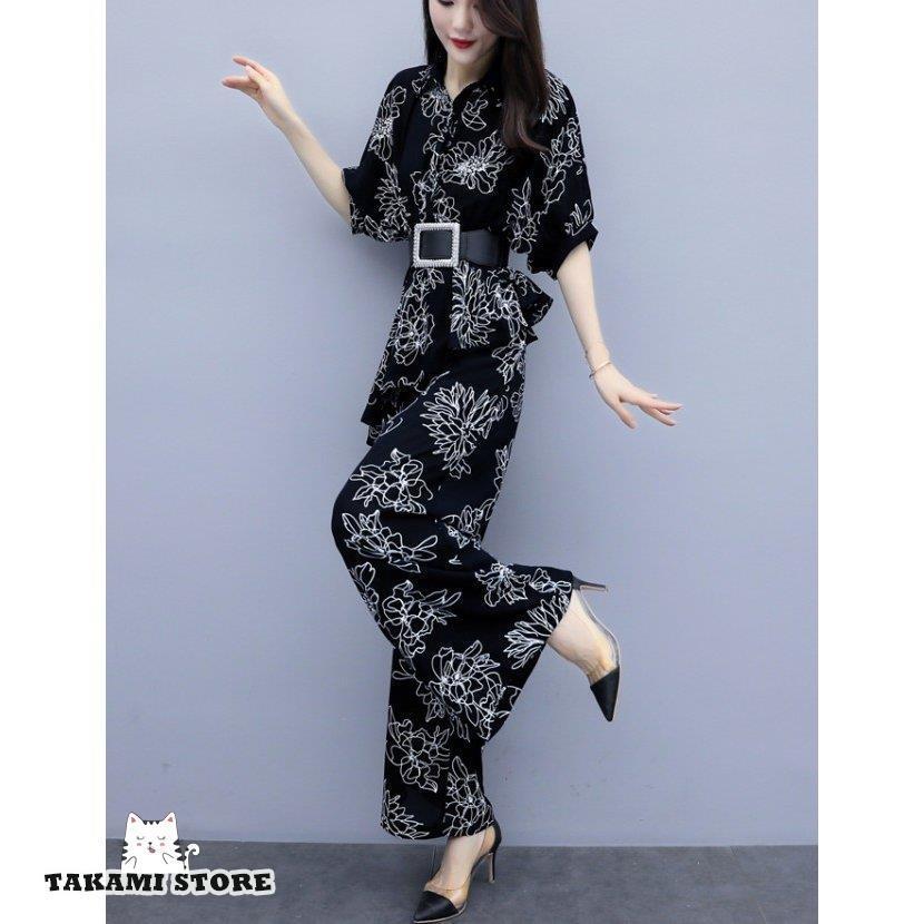 かっこいい パンツドレス セットアップ レディース きれいめ