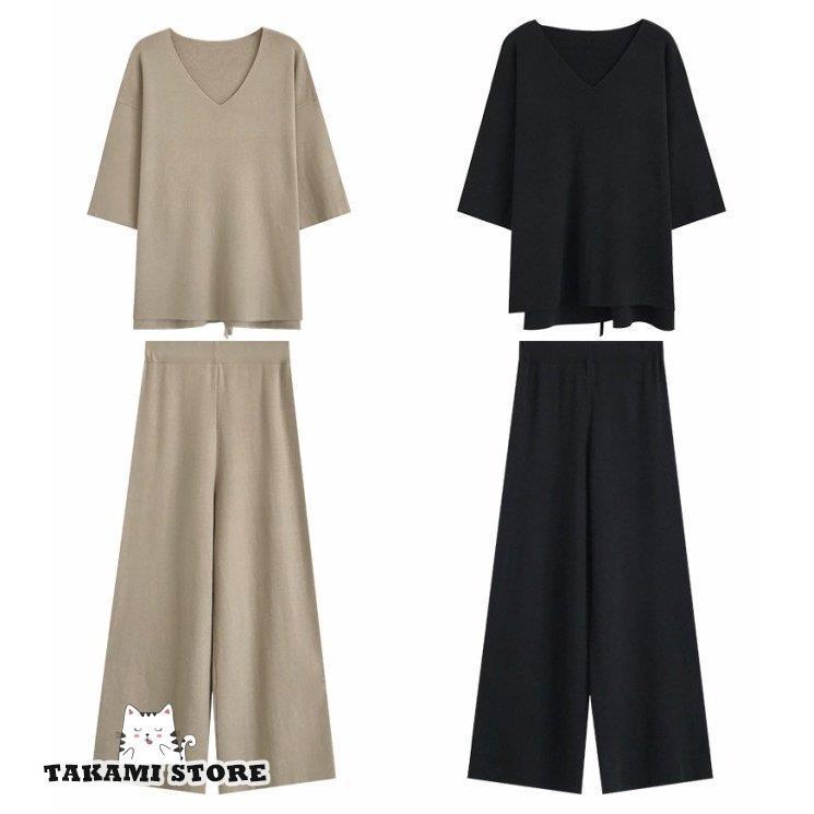 Mamiさん専用　　　(waac)ニットセットアップLサイズ新品未使用タグ付き Mamiさん専用 (waac)ニットセットアップLサイズ新品未使用タグ