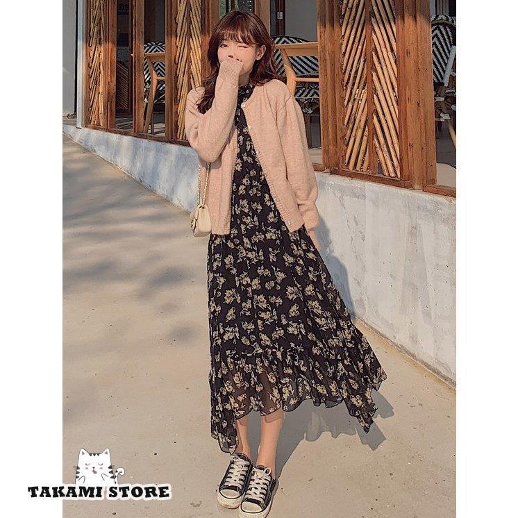 タグ付き☆Her lip to 花柄フレアワンピース M タグ付き☆Her lip to 花柄フレアワンピース M タグ付き☆Her lip