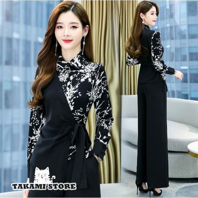 かっこいい パンツドレス セットアップ レディース きれいめ