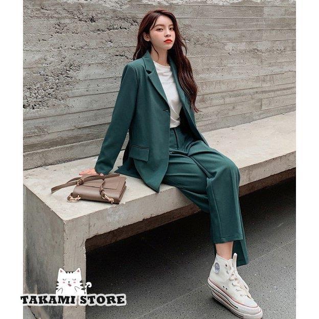 パンツスーツ おしゃれ カジュアル スーツ セットアップ レディース