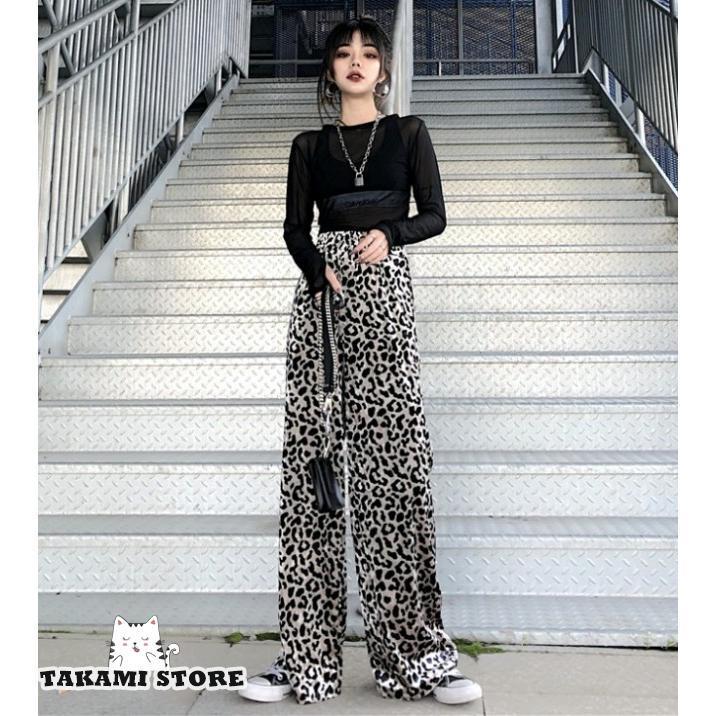 レオパード柄パンツ パンツ ボトムス レディース 春 秋 レオパード柄パンツ パンツ ボトムス レディース 春 秋