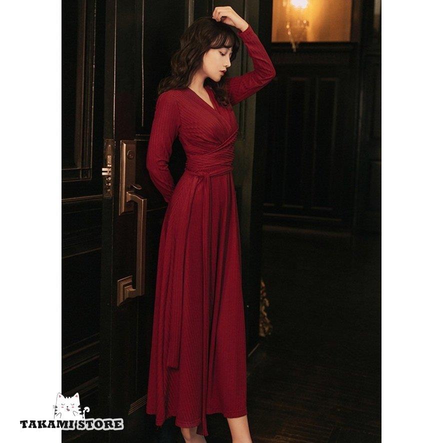 カシュクール ドレス パーティードレス 結婚式 お呼ばれドレス 40代 30