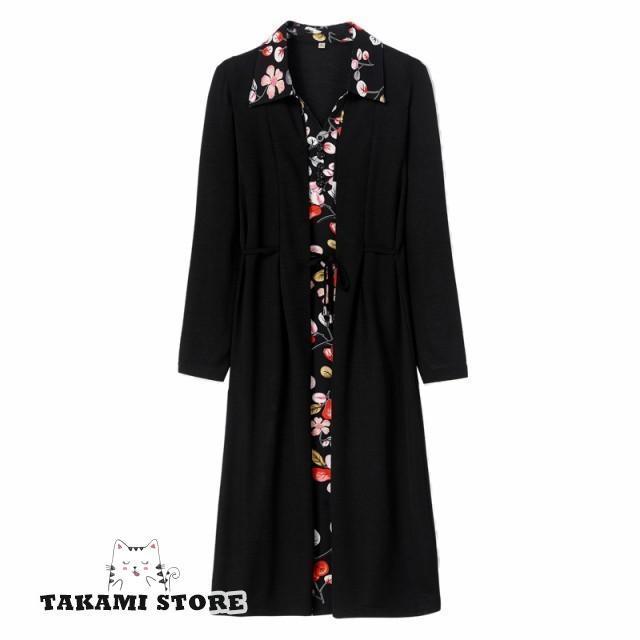 花柄 ワンピース 長袖 フォーマルワンピース パーティードレス 結婚式