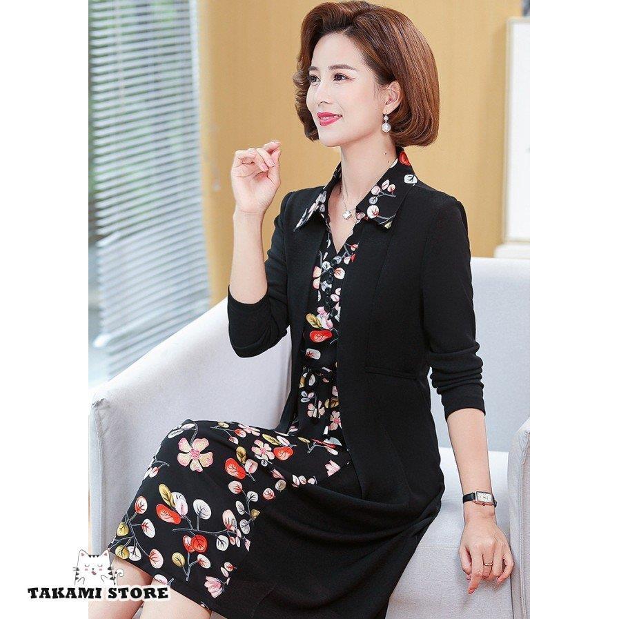 花柄 ワンピース 長袖 フォーマルワンピース パーティードレス 結婚式