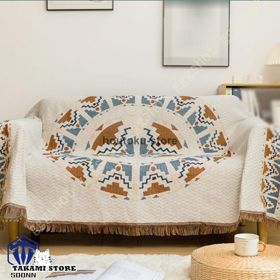 マルチカバー オリエンタル エスニック風 ソファーカバー 長方形 大判