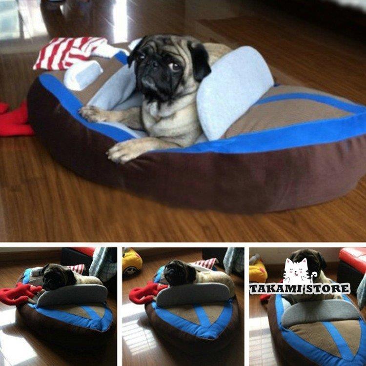 ペット ベッド 犬ベッド 船模様 格好いい 小型犬 中型犬 寝具