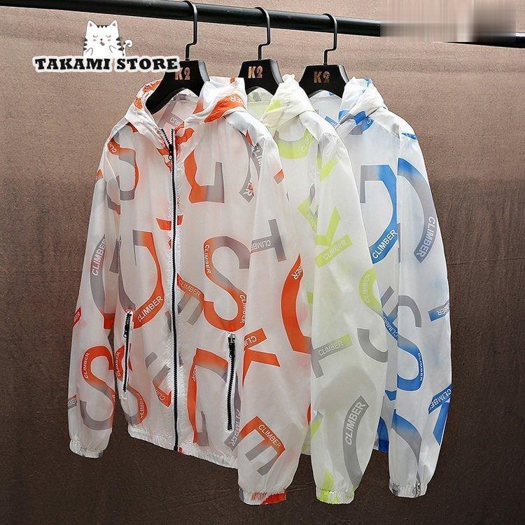 ジャケット メンズ ウィンドブレーカー アウトドアウェア ウインドブレーカー パーカー 半透明 薄手 撥水 Uvカット 防風 ファッション