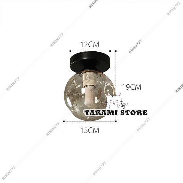 シーリングライト ガラス ボール型 おしゃれ 北欧 丸形 LED対応