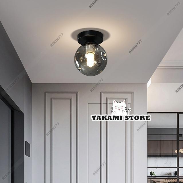 シーリングライト・天井照明 BELL STORe シーリングライト ガラス ボール型 おしゃれ 北欧 丸形 LED対応