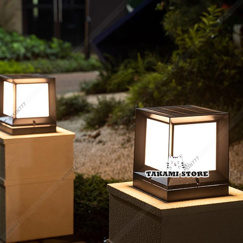 ソーラー 門柱灯 ガーデンライト LED 柱上付け おしゃれ 防雨 防水