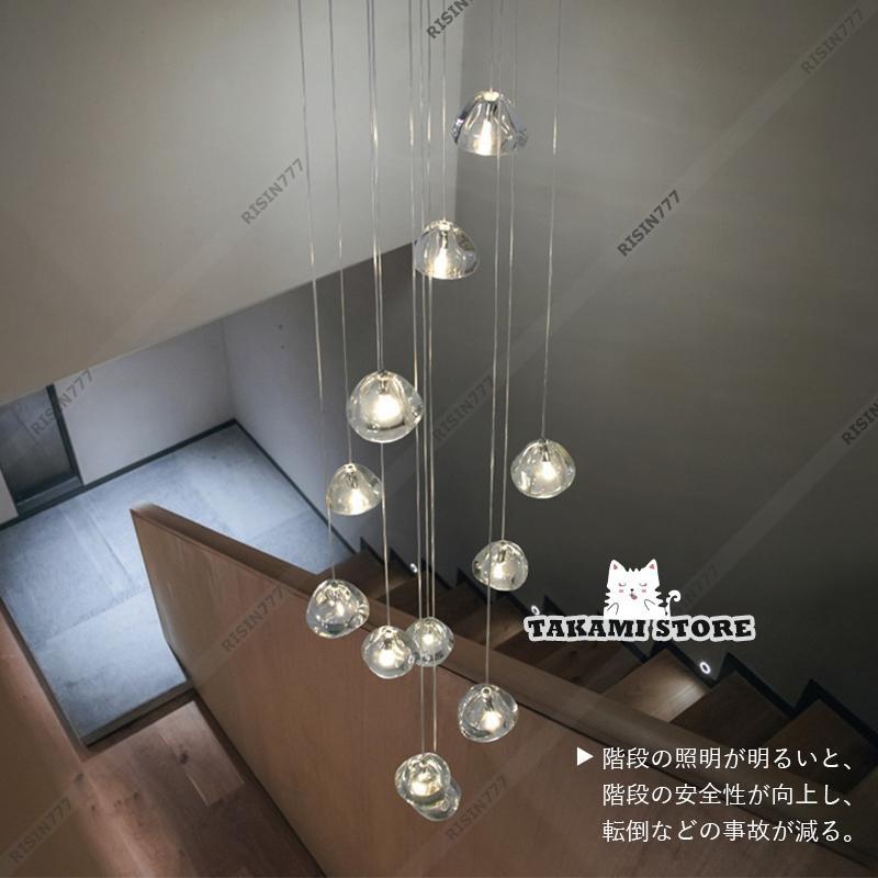 ペンダントライト 北欧 水晶ガラス LED電球対応 おしゃれ 苹果型 透明