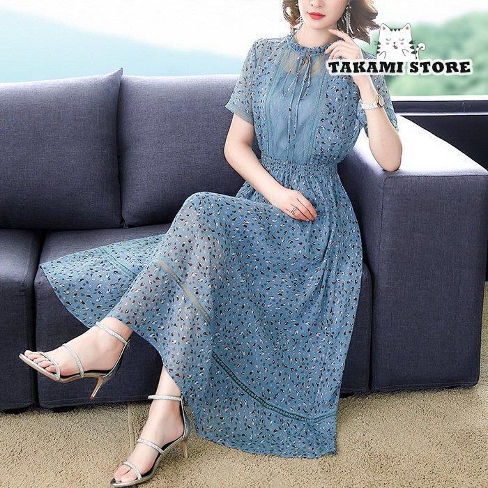 冬バーゲン Aラインスカート 花柄シフォンワンピース 半袖ワンピース 夏新作 マキシワンピース 40代 レディース ワンピース オシャレ 大人可愛い お出かけ 結婚式ドレス ワンピース サイズ S Www We Job Com