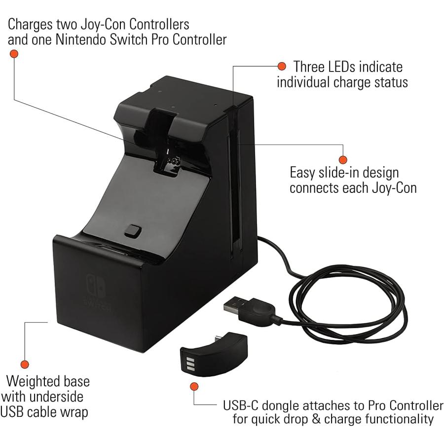 PowerA Joy-Con & Pro Controller Charging Dock - Nintendo Switch 