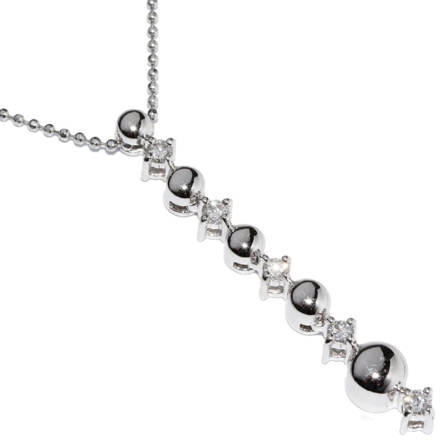 ペンダントネックレス Pt900 Pt850 ダイヤ0.20ct : 1600518 : たかみ  