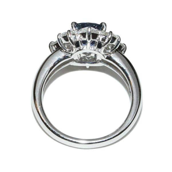 指輪(リング) Pt900 サファイア2.121ct/ダイヤ1.37ct : たかみ質店