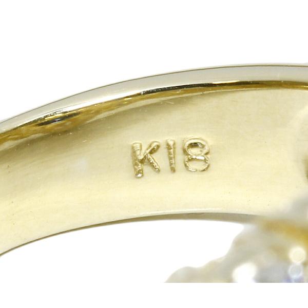 指輪(リング) K18YG サファイア2.24ct/ダイヤ2.00ct : たかみ質店  