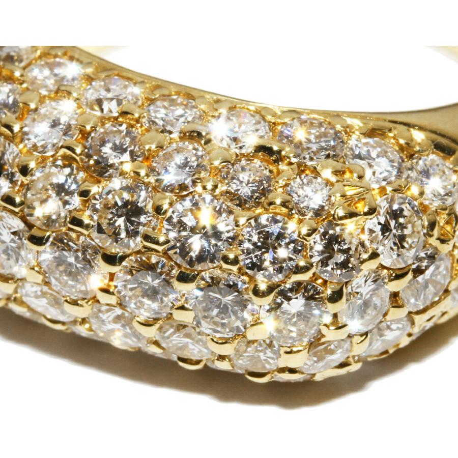 指輪(リング) K18YG パヴェダイヤ2.50ct 11.5号 : たかみ質店 Yahoo!店