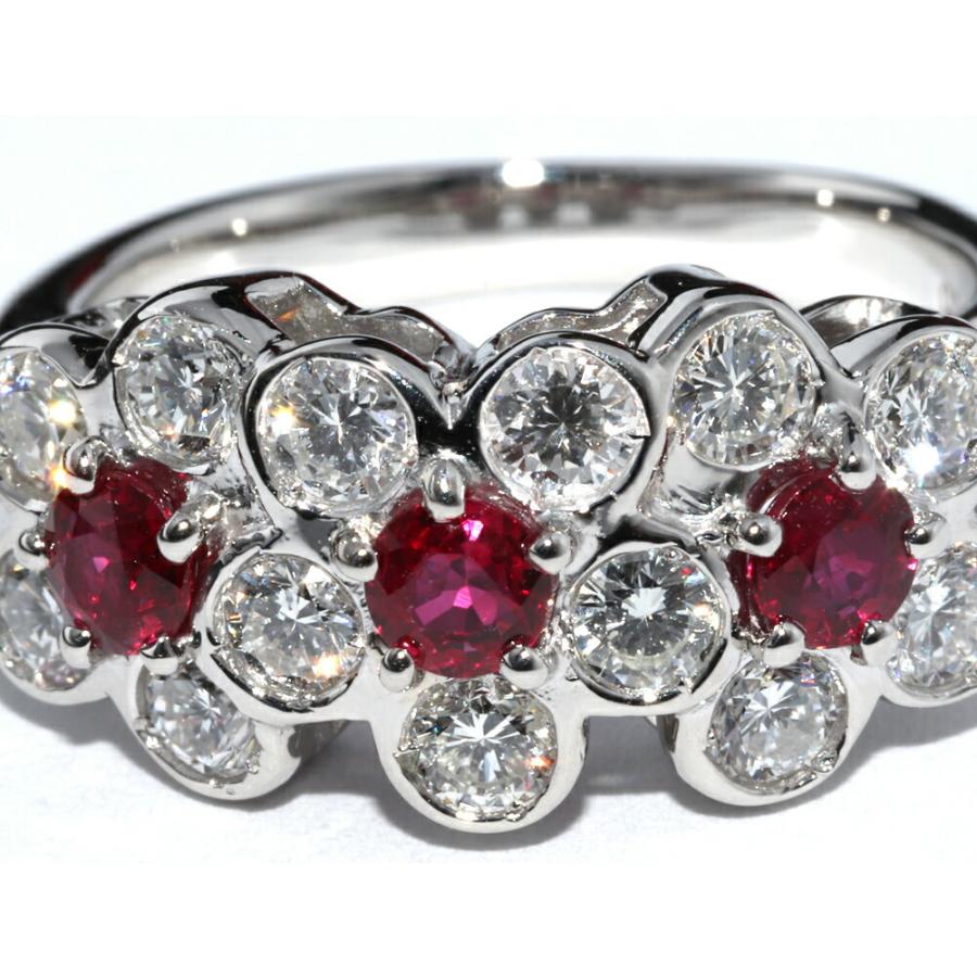 【もも】Pt900 ルビー1.36ct ダイヤ0.70ct リング 指輪(リング) Pt900 ルビー0.57ctダイヤ0.951ct : たかみ質店 Yahoo!店