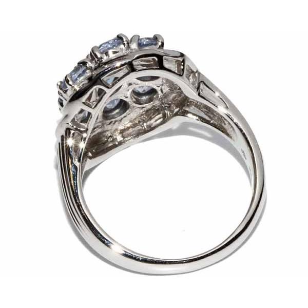 指輪(リング) Pt850 ブルーサファイア2.51ct/ダイヤ0.06ct : たかみ