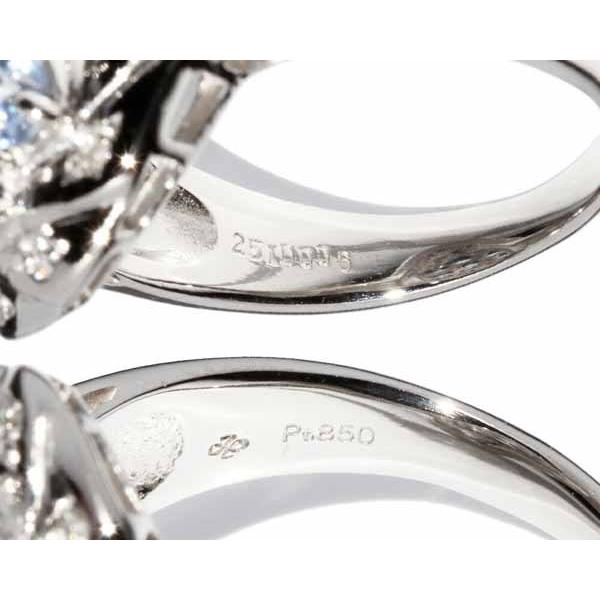 指輪(リング) Pt850 ブルーサファイア2.51ct/ダイヤ0.06ct : たかみ