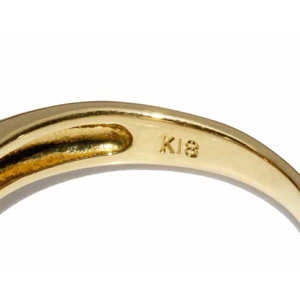 指輪 K18YG パール(真珠)7.4ミリ ダイヤ0.07ct｜takami710｜04