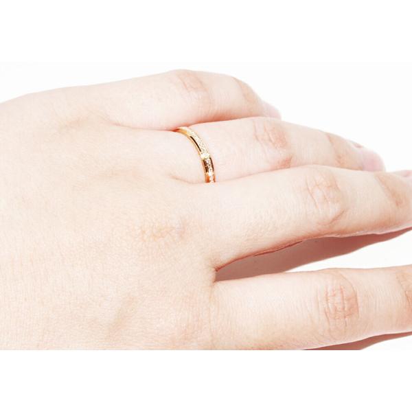 カルティエ 指輪 K18PG ダイヤ0.15ct ダムールウェディングリング フル 