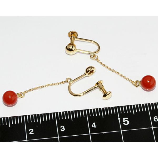 イヤリング K18YG サンゴ(珊瑚) : たかみ質店 Yahoo!店 - 通販 - Yahoo  