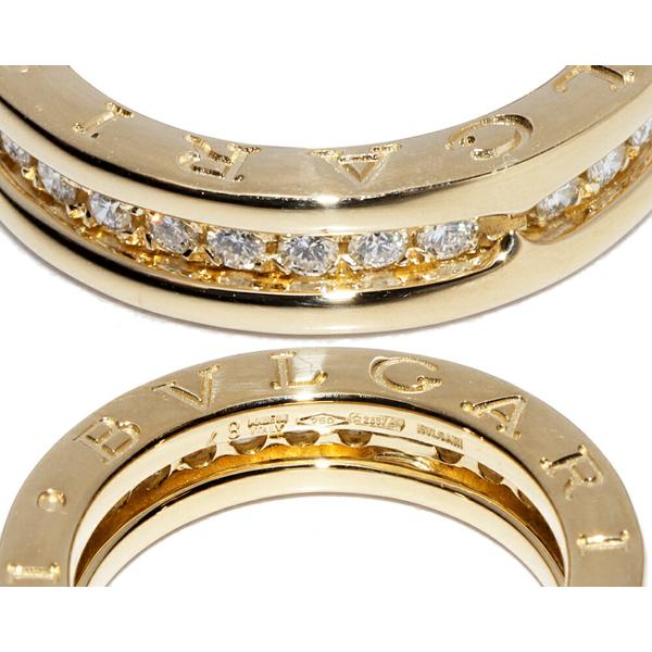 BVLGARI ブルガリ 指輪 K18YG ダイヤ B.zero1 ビーゼロワン BVLGARI ブルガリ 指輪 K18YG ダイヤ B.zero1 ビーゼロワン